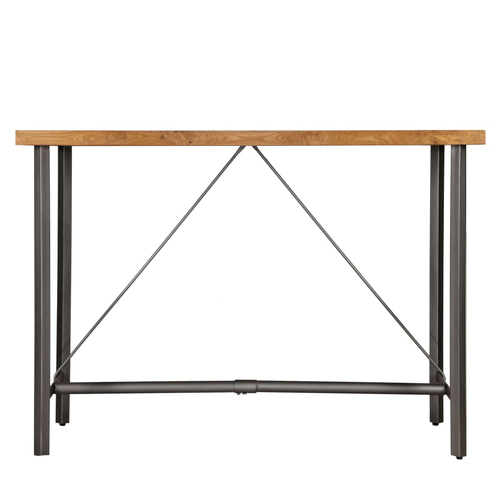vidaXL Baro stalas, perdirbtas tikmedis, 150x70x106cm