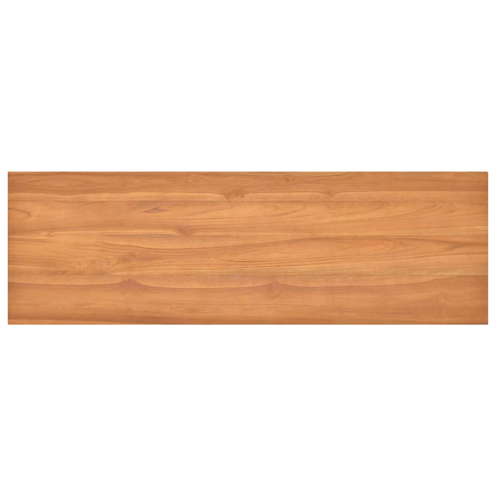 vidaXL Rašomasis stalas, 140x45x75cm, tikmedžio medienos masyvas