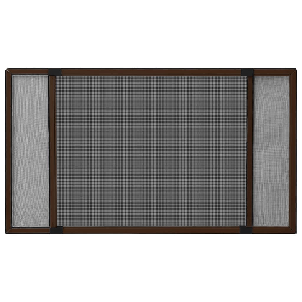 vidaXL Tinklelis nuo vabzdžių langams, rudas, (100-193)x75cm