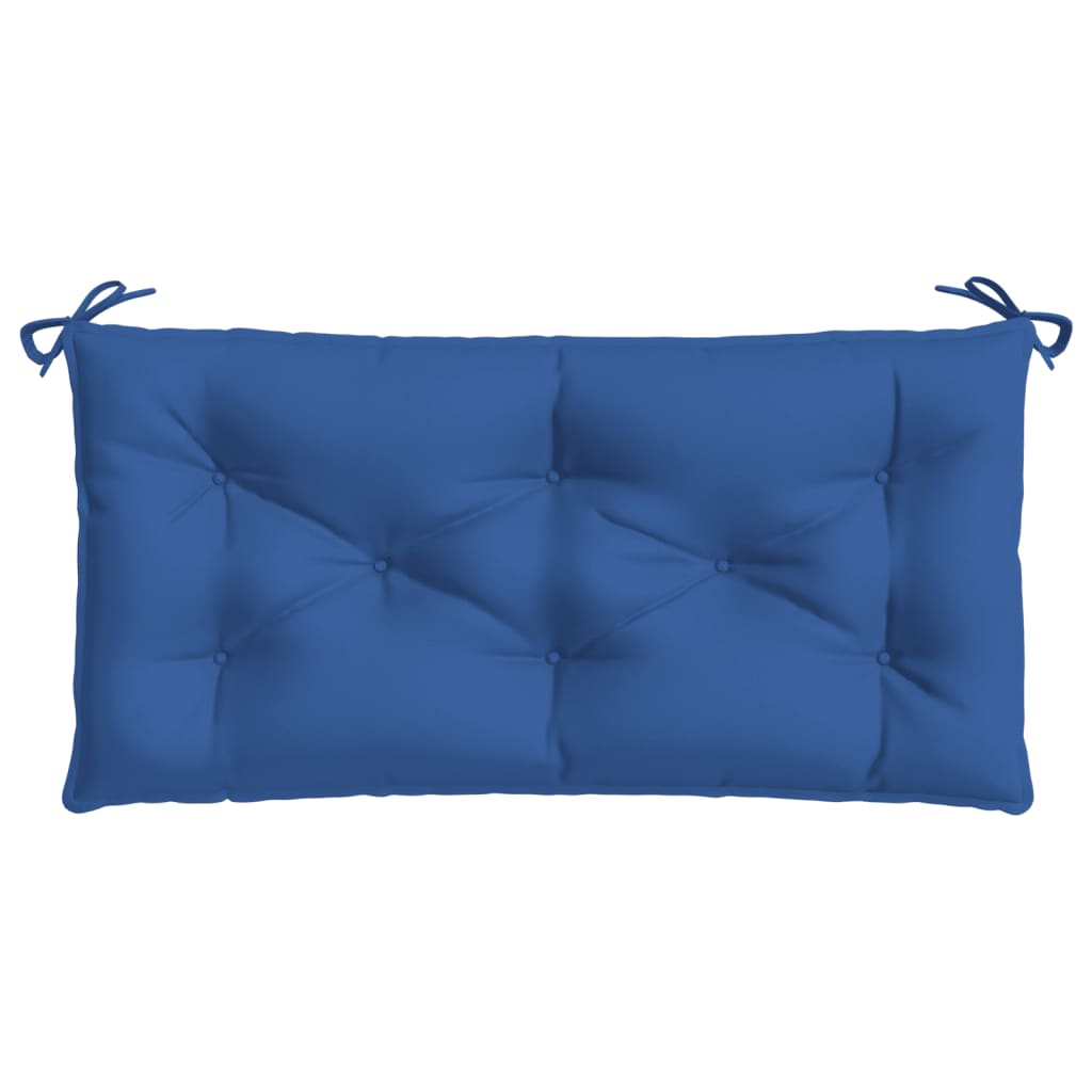 vidaXL Sodo suoliuko pagalvėlė, mėlynos spalvos, 110x50x7cm, audinys