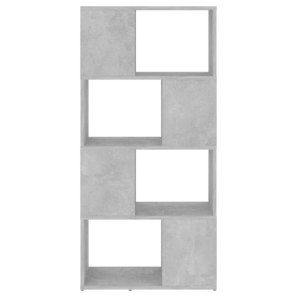 vidaXL Spintelė knygoms/kambario pertvara, betono pilka, 60x24x124,5cm