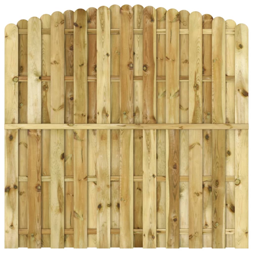 vidaXL Tvoros plokštė, 180x(165-180)cm, impregnuota pušies mediena