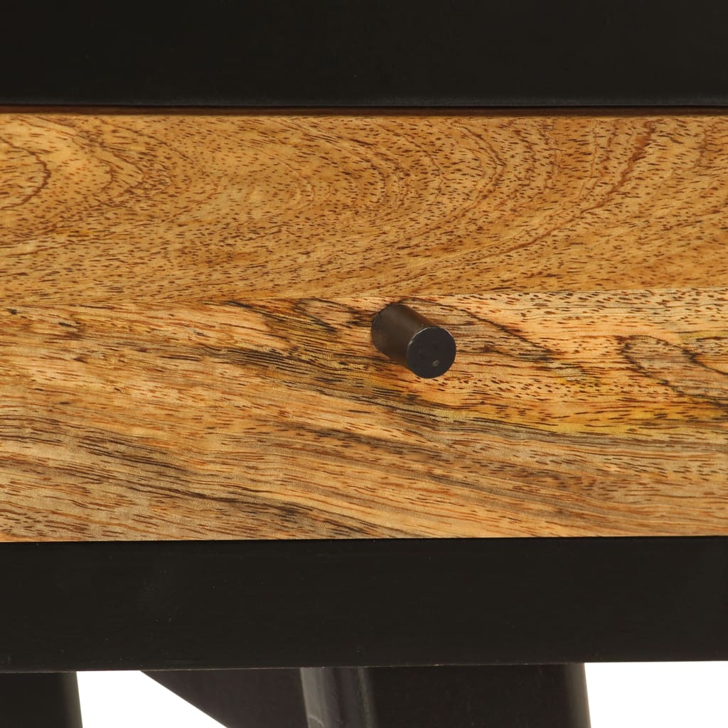 vidaXL Rašomasis stalas, 120x40x76 cm, mango medienos masyvas