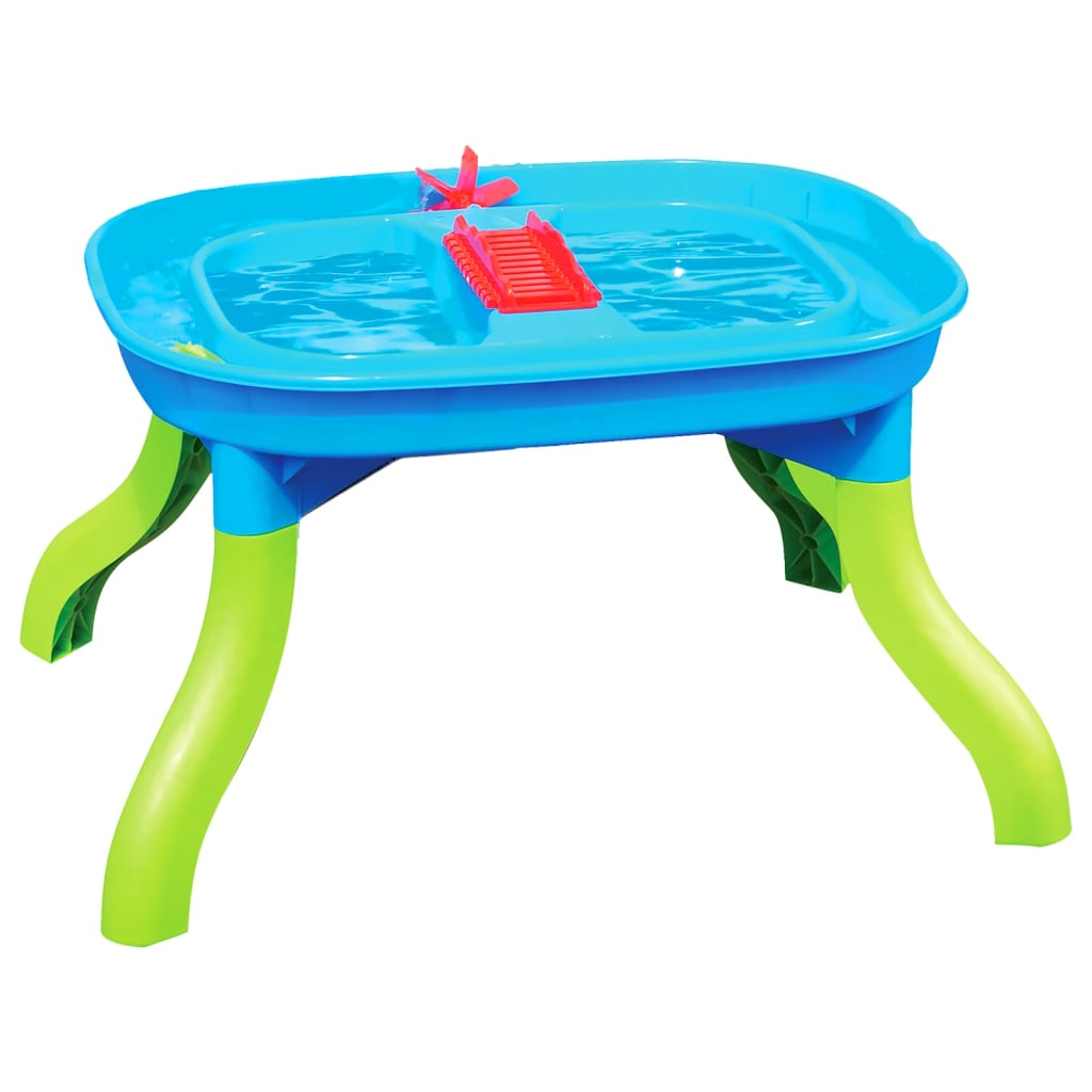 vidaXL 3-1 Vaikiškas smėlio ir vandens stalas, 67,5x52x38cm, PP