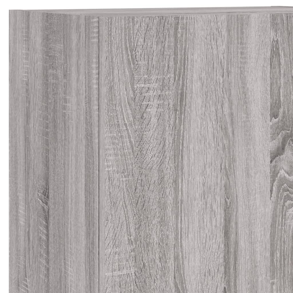vidaXL Sieninė TV sekcija, 5 dalių, pilka ąžuolo, apdirbta mediena