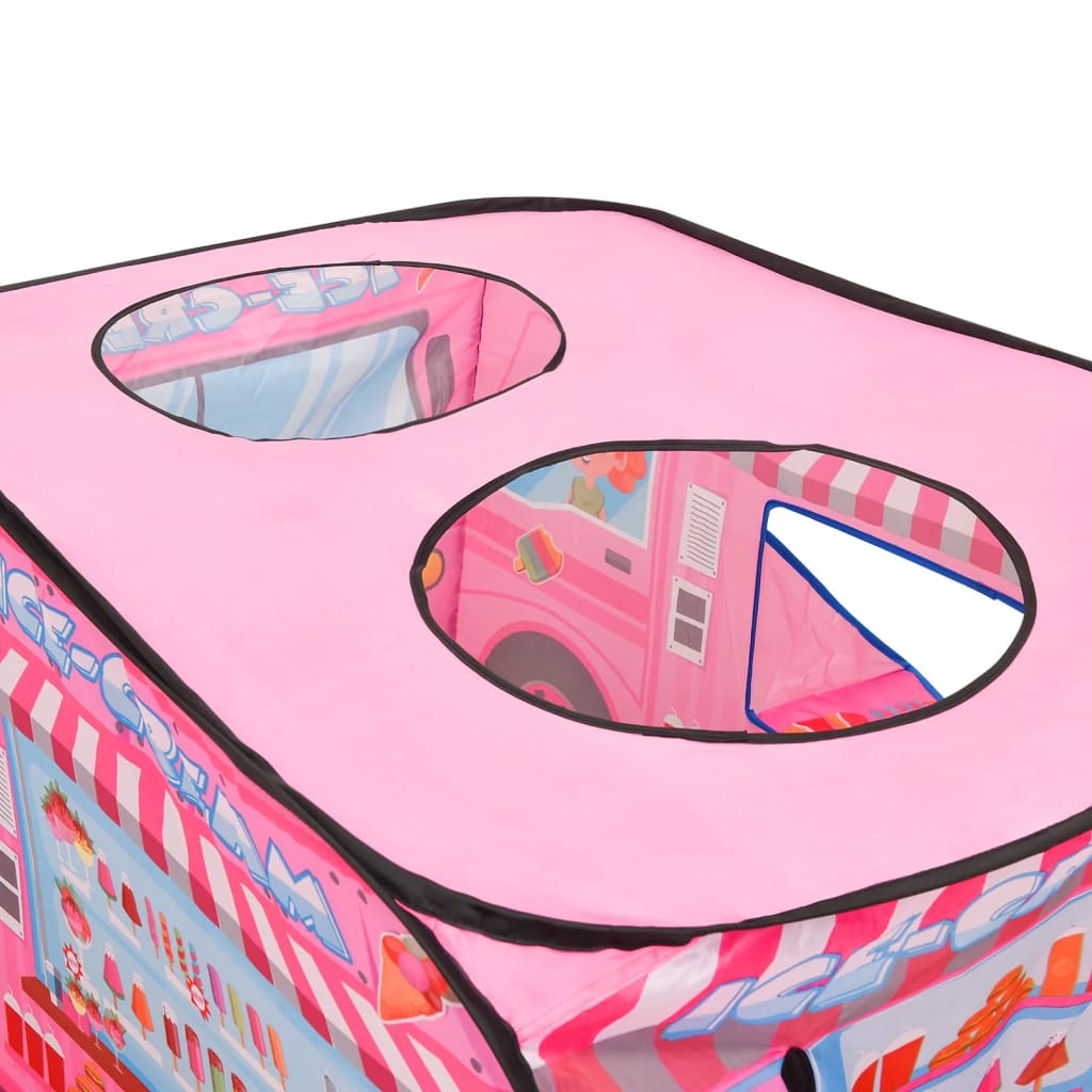 vidaXL Vaikiška žaidimų palapinė, rožinės spalvos, 70x112x70cm