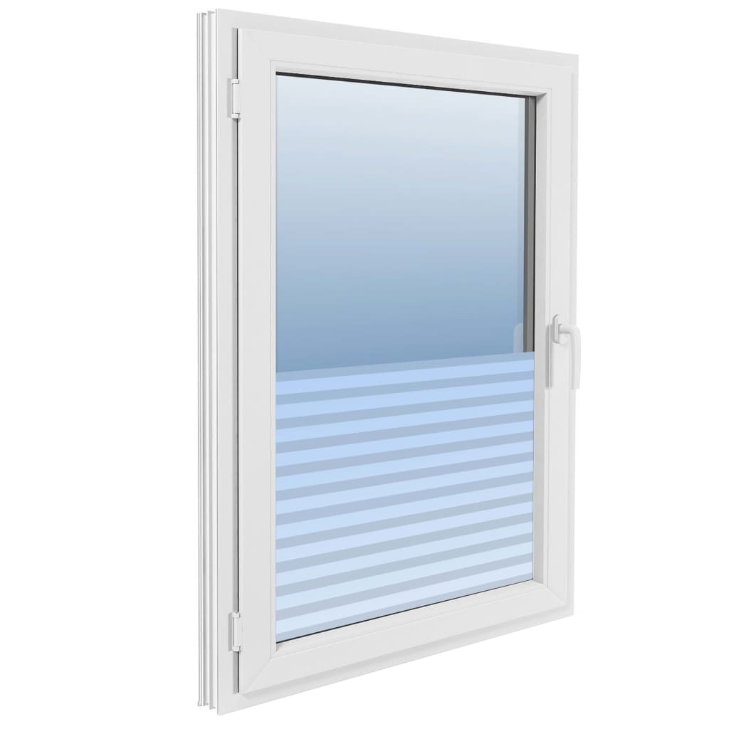 vidaXL Privatumo suteikiančios langų plėvelės, 3vnt., PVC, matinės
