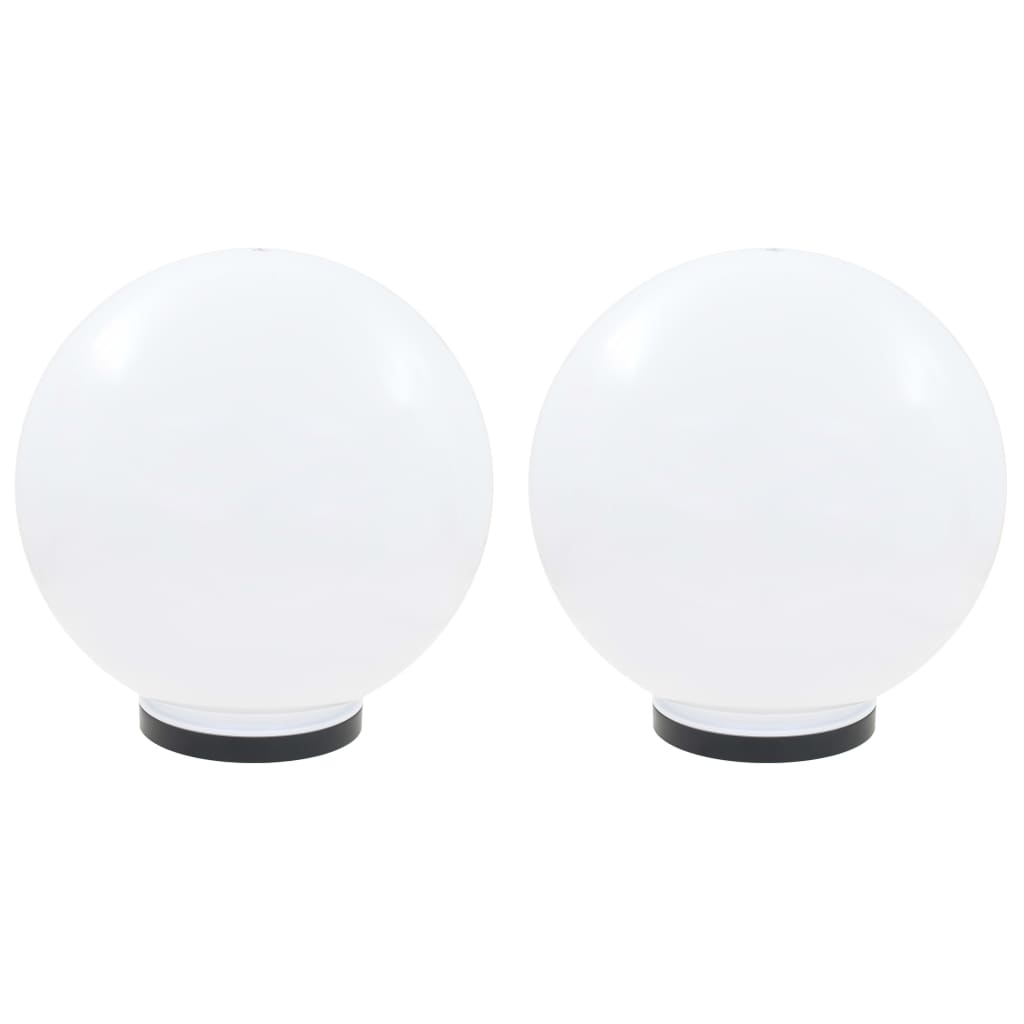 vidaXL LED lempos, rutulio formos, 2vnt., sferiniai, 40cm, PMMA
