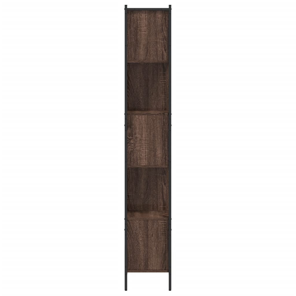 vidaXL Knygų spinta, ruda ąžuolo, 102x28x172cm, apdirbta mediena