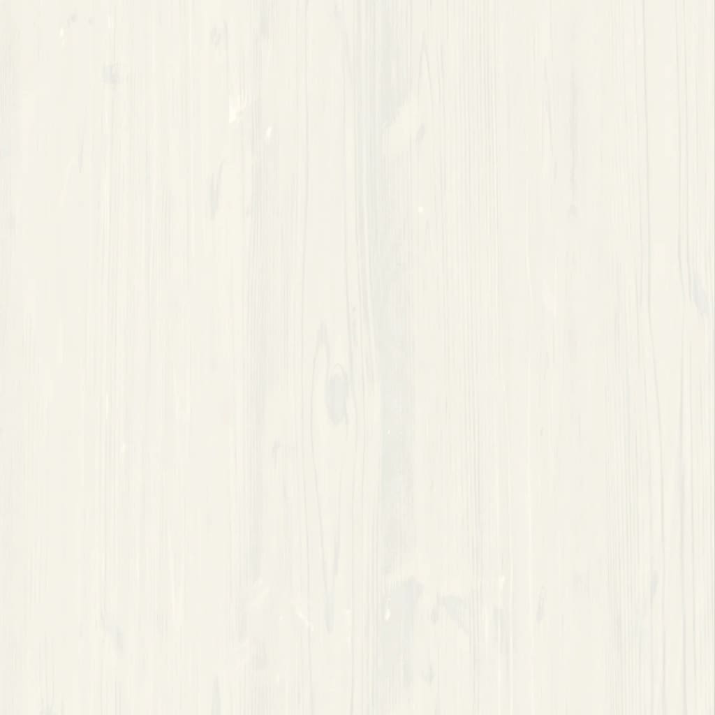 vidaXL Komoda su stalčiais VIGO, balta, 80x40x76cm, pušies masyvas