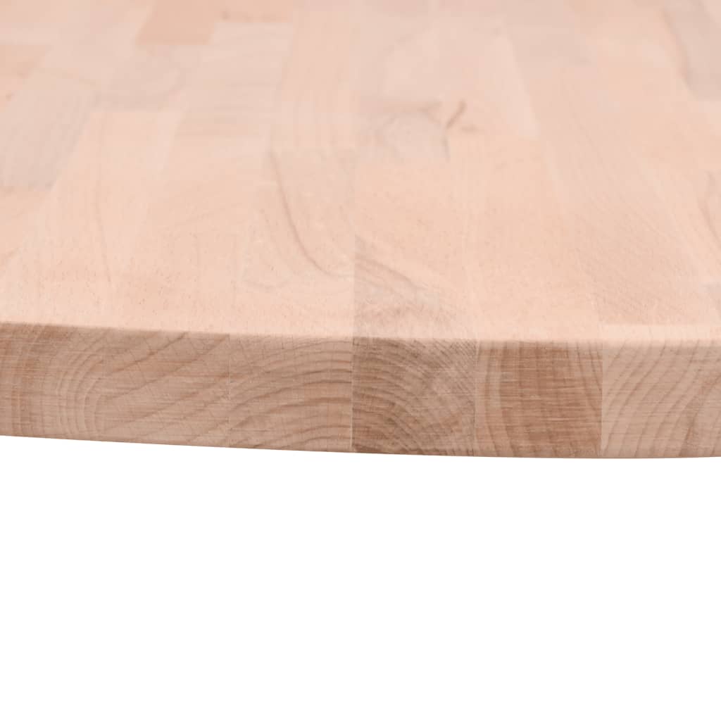 vidaXL Stalviršis, 30x4cm, bukmedžio medienos masyvas, apskritas