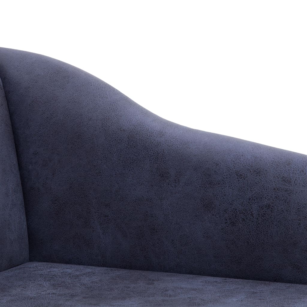 vidaXL Poilsio gultas, pilkos spalvos, dirbtinė versta oda