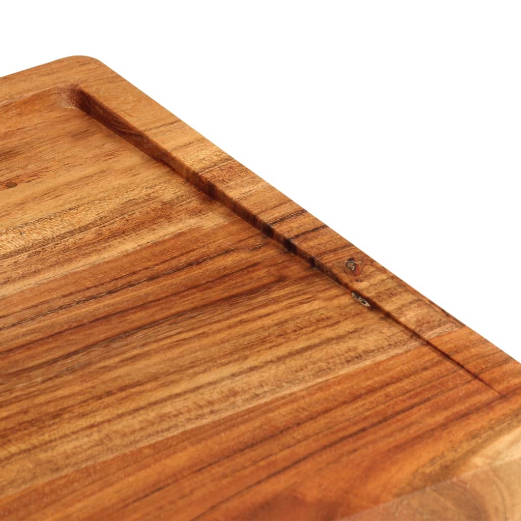 vidaXL Pjaustymo lentelė, 43x32x3,5cm, akacijos medienos masyvas