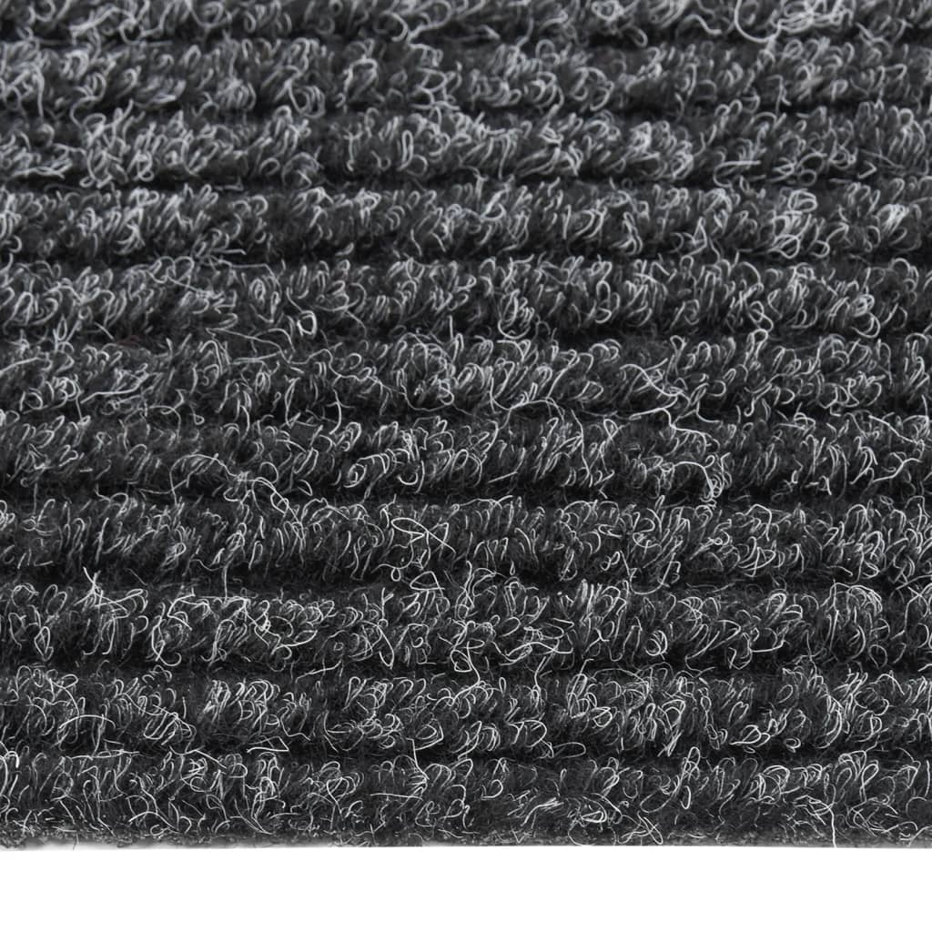 vidaXL Purvą sugeriantis kilimas-takelis, antracito spalvos, 100x450cm