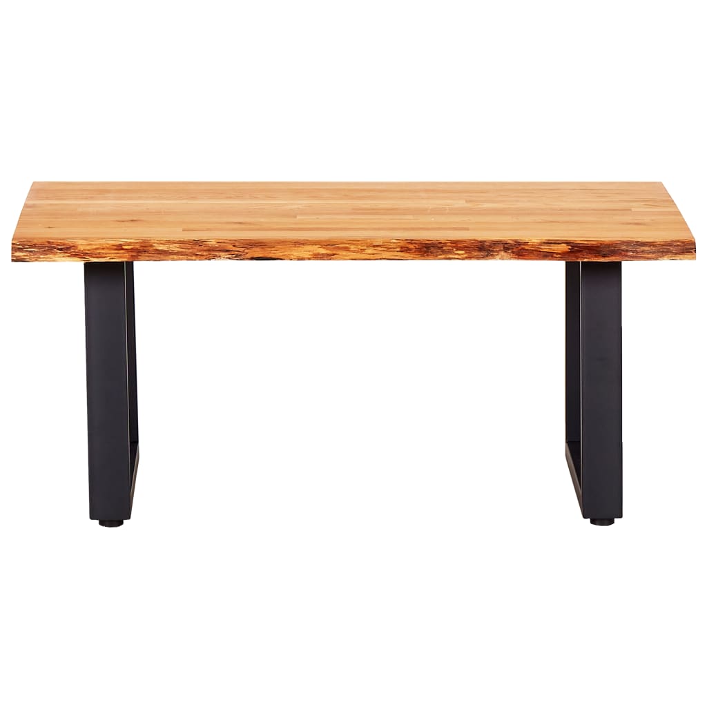 vidaXL Kavos staliukas, 100x60x45cm, ąžuolo medienos masyvas