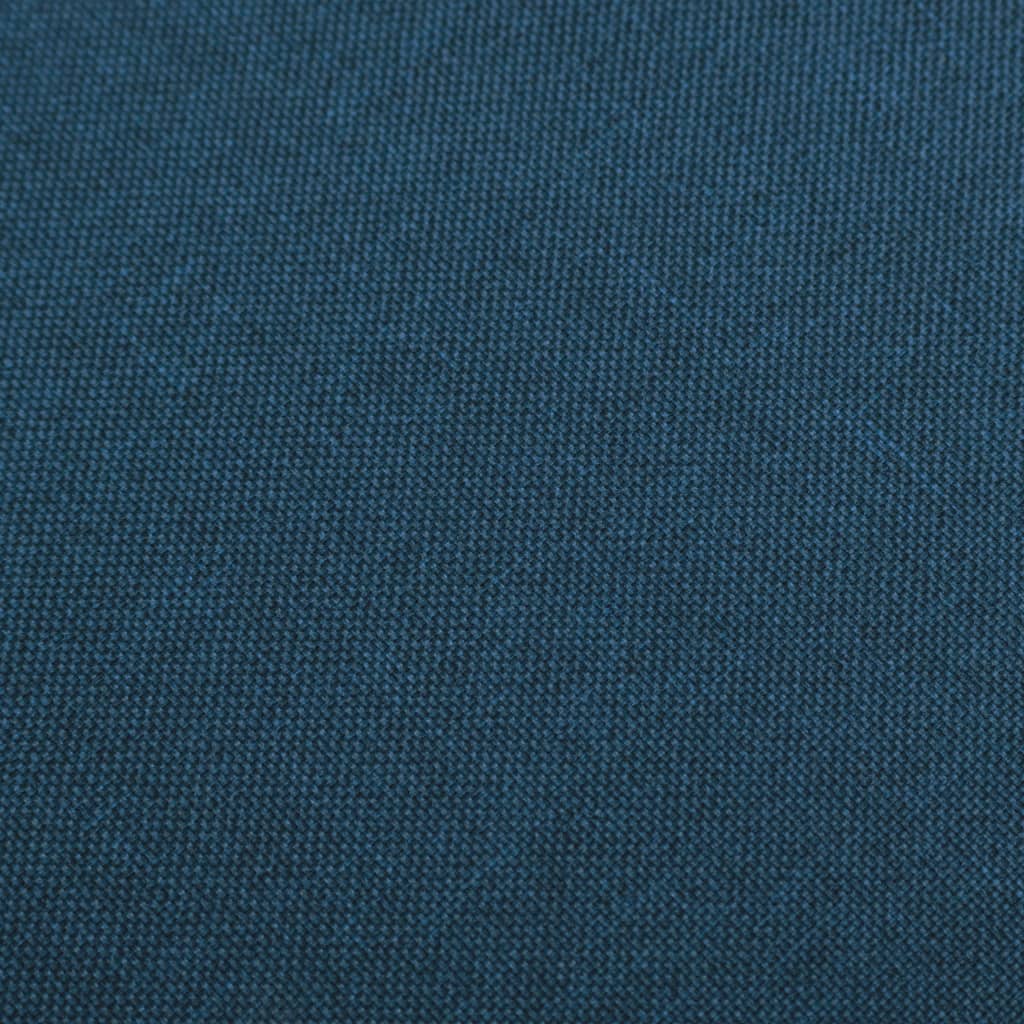 vidaXL Baro taburetės, 2vnt., mėlynos spalvos, audinys