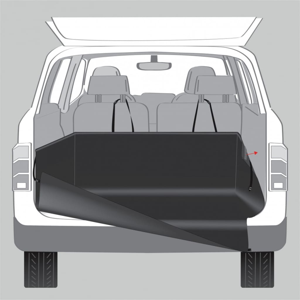 TRIXIE Automobilio bagažinės užtiesalas šuniui, 164x125 cm, juodas