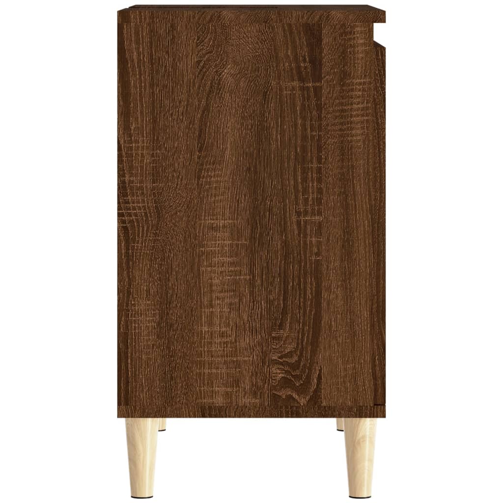 vidaXL Spintelė praustuvui, ruda ąžuolo, 58x33x60cm, apdirbta mediena