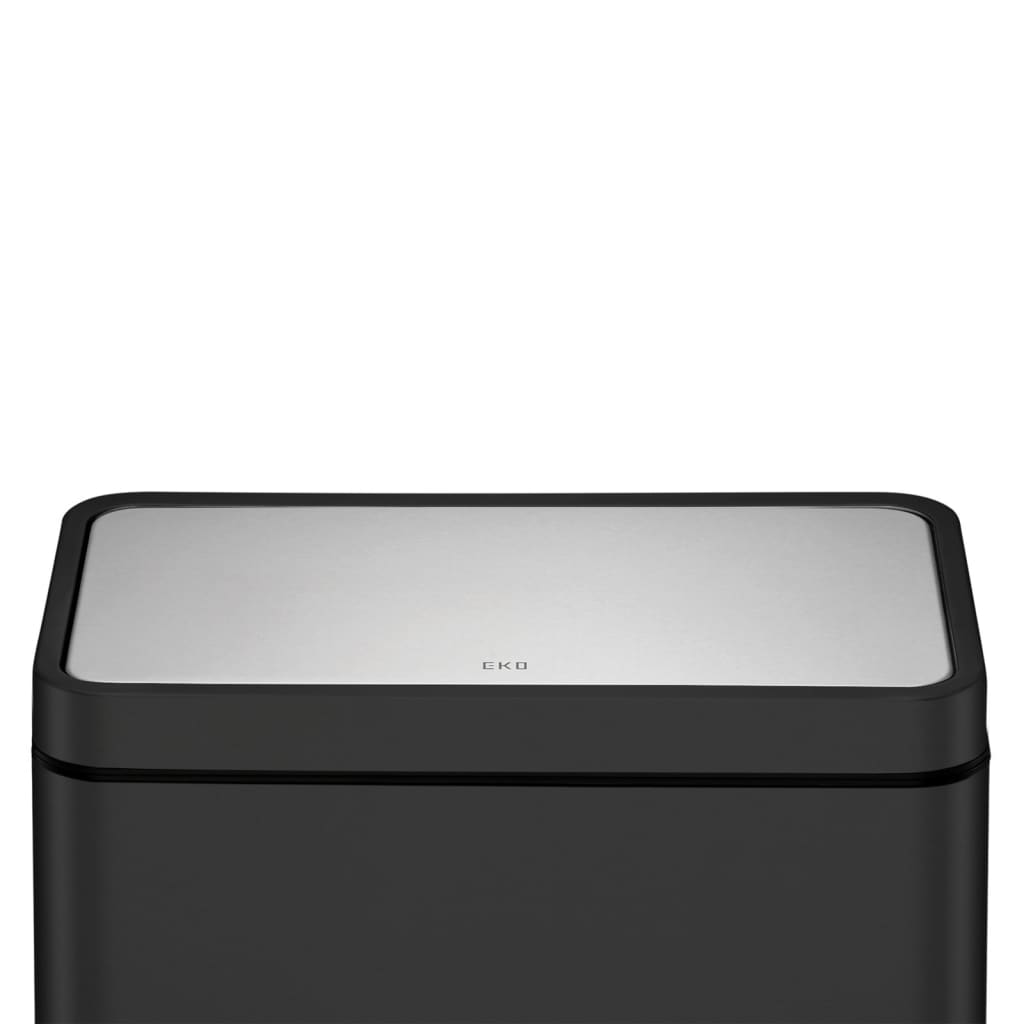 EKO Šiukšliadėžė su pedalu X-Cube, juodos spalvos, 2x20l
