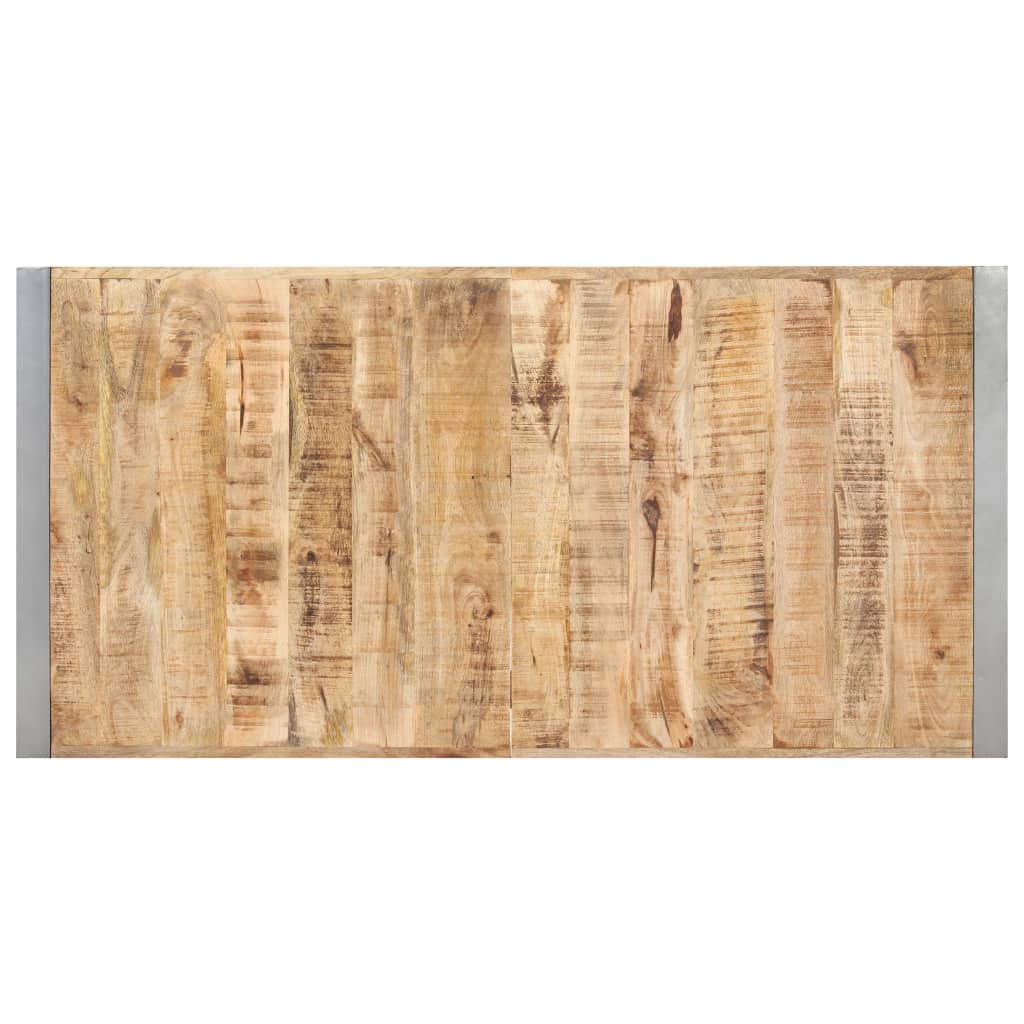 vidaXL Valgomojo stalas, 140x70x75cm, mango medienos masyvas