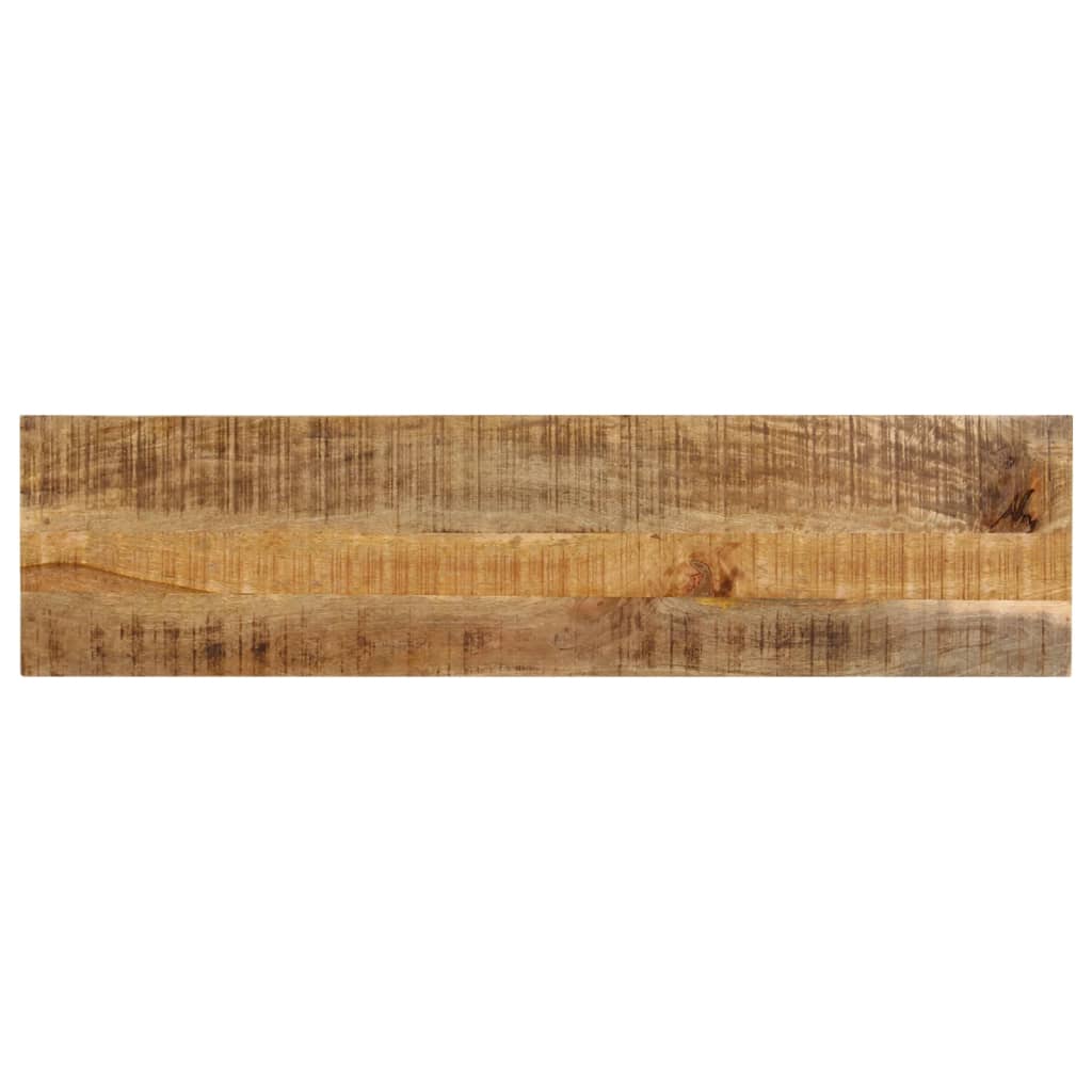 vidaXL Konsolinis staliukas, 120x30x75cm, neapdorota mango mediena
