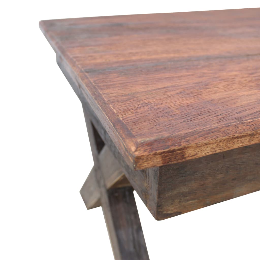 vidaXL Kavos staliukas, perdirbta mediena, 110x60x45cm