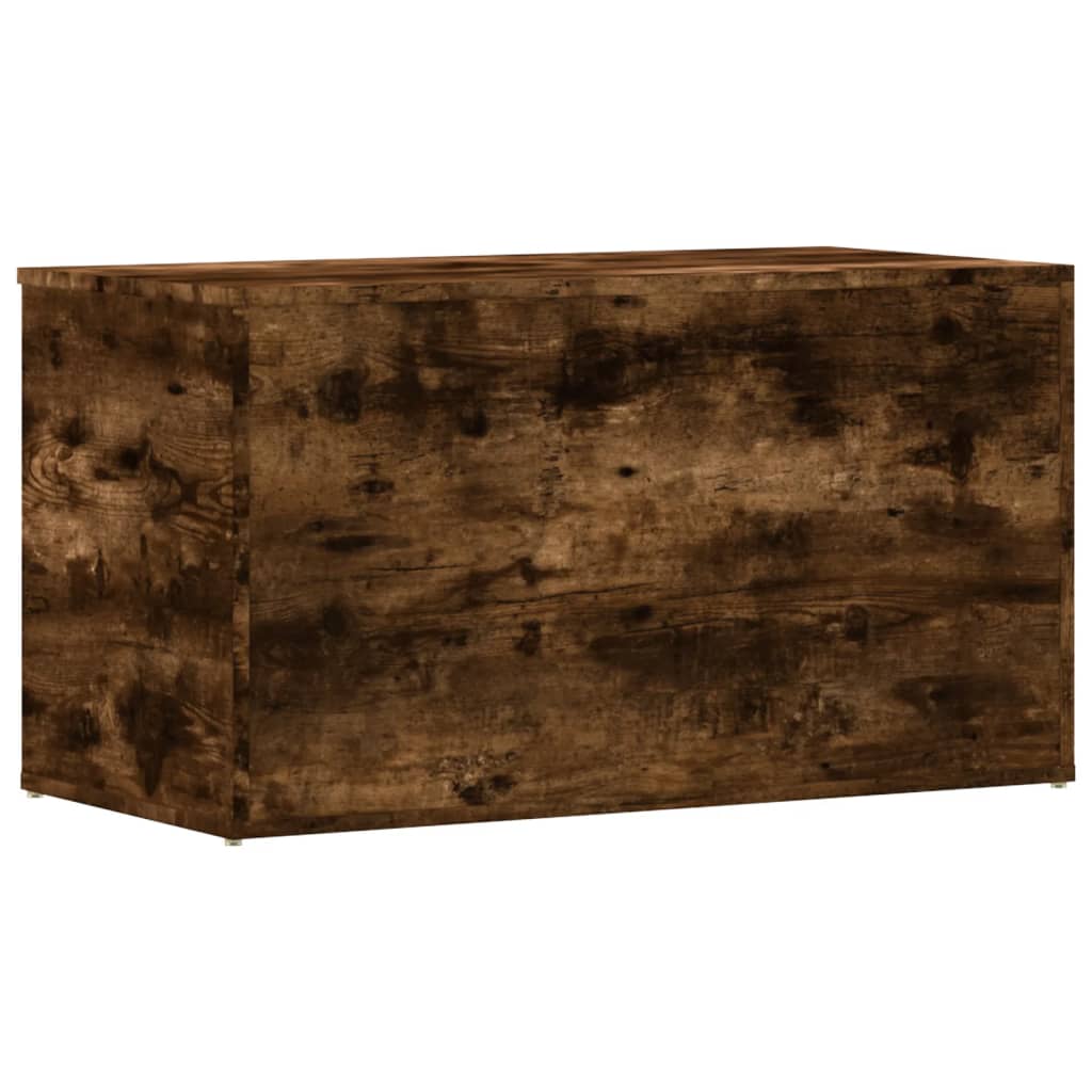 vidaXL Daiktadėžė, dūminio ąžuolo, 84x42x46cm, apdirbta mediena