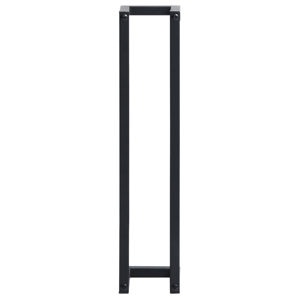 vidaXL Rankšluosčių kabykla, juodos spalvos, 12,5x12,5x60cm, geležis