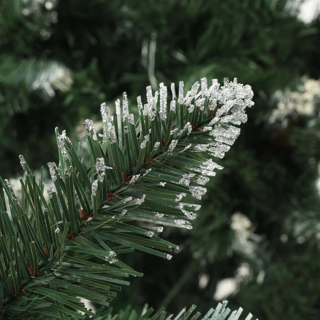 vidaXL Dirbtinė apšviesta Kalėdų eglutė su pušies kankorėžiais, 150cm