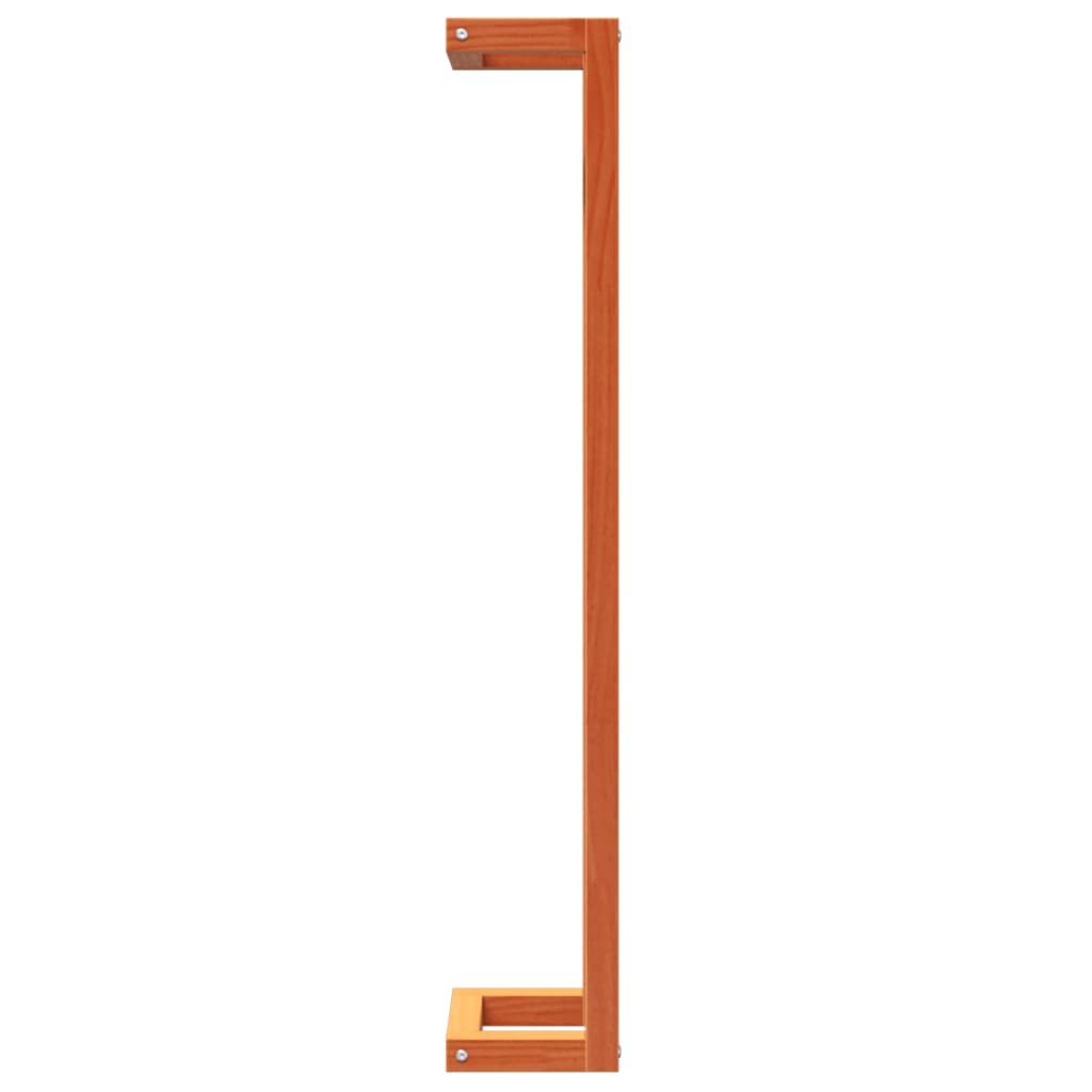 vidaXL Rankšluosčių kabykla, vaško ruda, 23x18x110cm, pušies masyvas