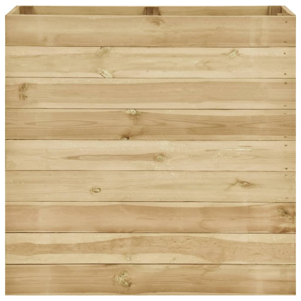 vidaXL Sodo lovelis, 100x50x97cm, impregnuota pušies mediena, aukštas