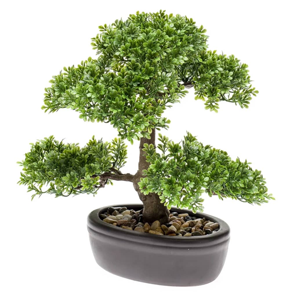 Emerald Dirbtinis fikusas, mini bonsai medis, žalias, 32cm, 420002