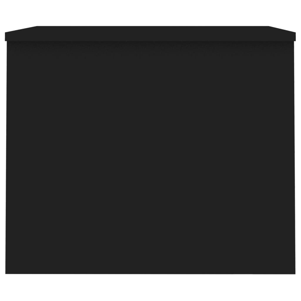 vidaXL Kavos staliukas, juodas, 80x50,5x41,5cm, apdirbta mediena