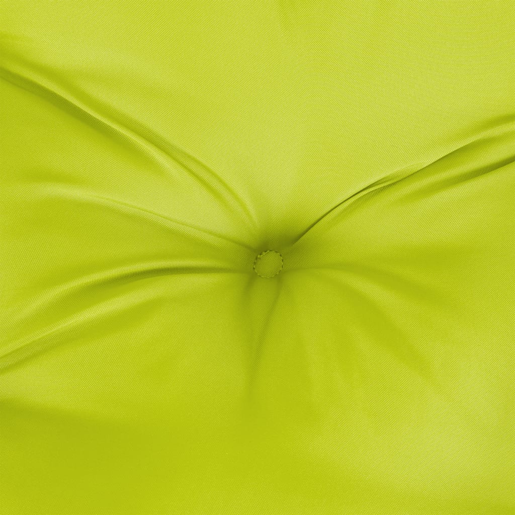 vidaXL Paletės pagalvėlė, ryškiai žalios spalvos, 58x58x10cm, audinys