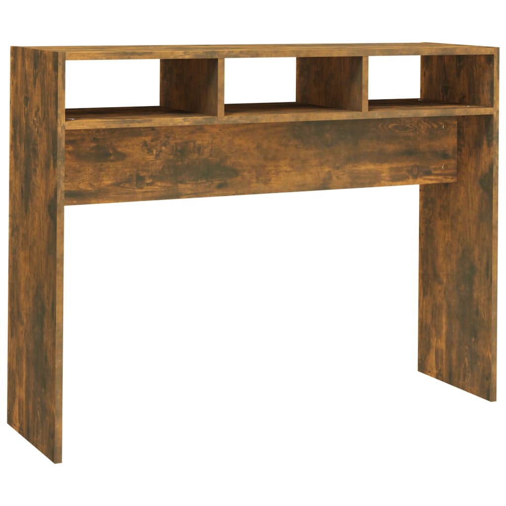 vidaXL Konsolinis staliukas, dūminio ąžuolo, 105x30x80cm, mediena