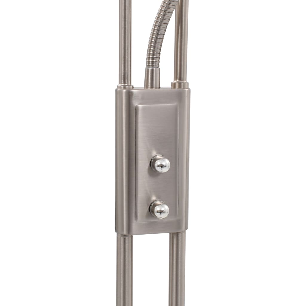 vidaXL Toršeras, sidabrinės spalvos, 180cm, 18W, reguliuojamo ryškumo