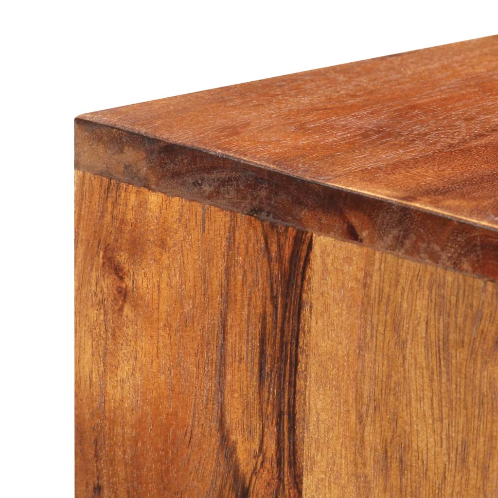 vidaXL Komoda, 80x30x100cm, akacijos medienos masyvas
