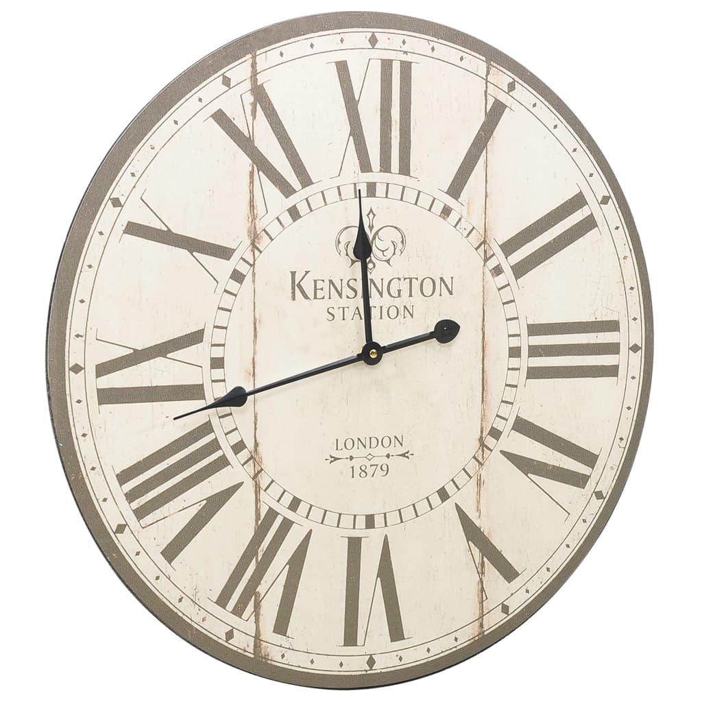 vidaXL Sieninis laikrodis, 60cm, vintažinio stiliaus, Londono dizaino