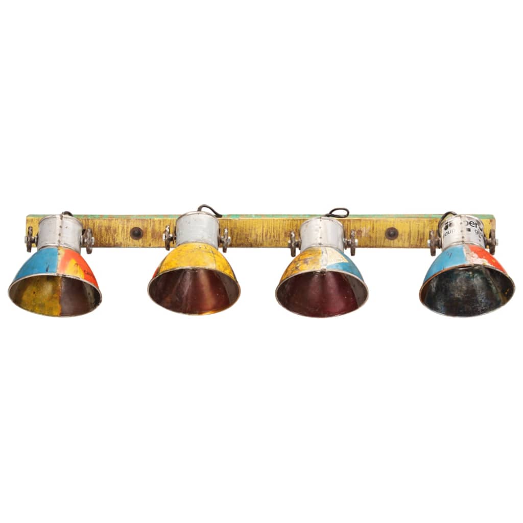vidaXL Sieninis šviestuvas, įvairių spalvų, 90x25cm, E27, pramoninis