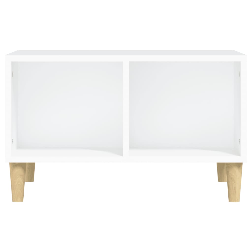 vidaXL Kavos staliukas, baltos spalvos, 60x50x36,5cm, apdirbta mediena