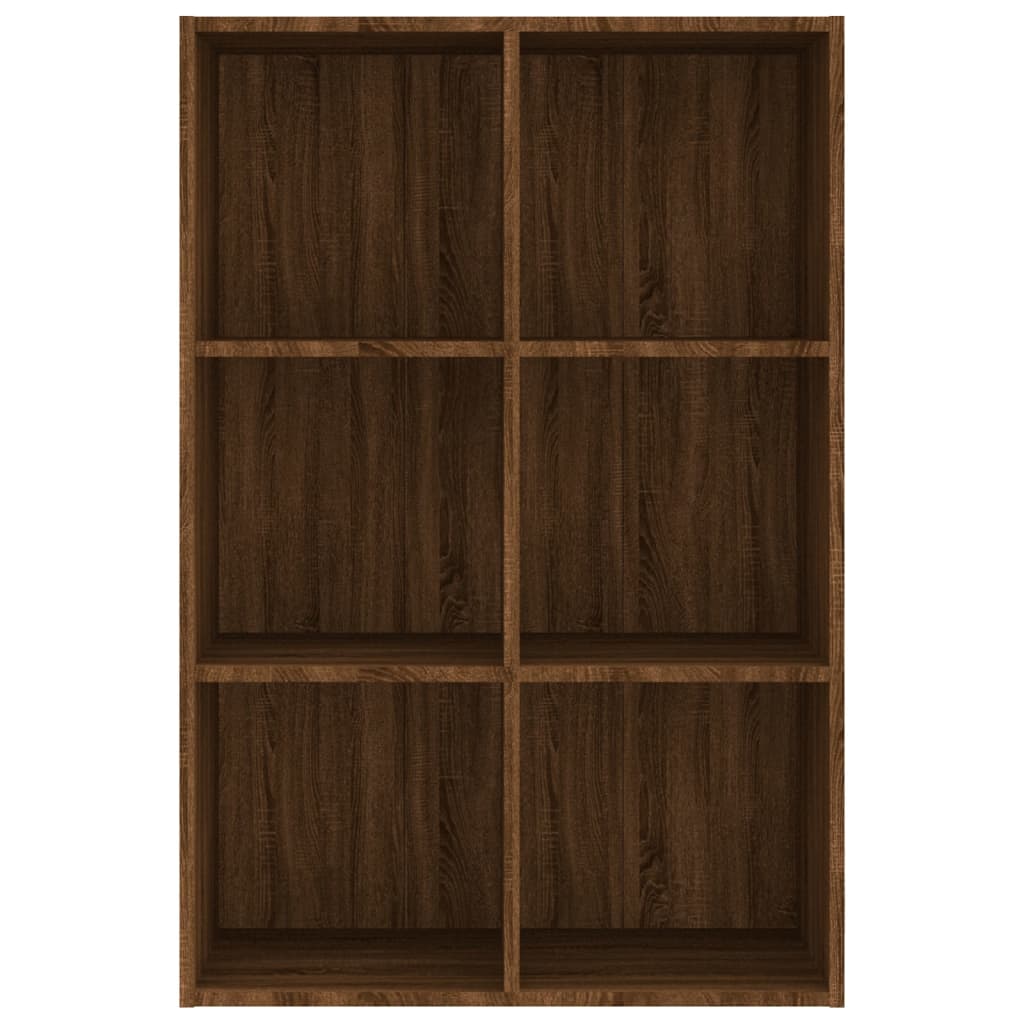 vidaXL Knygų/šoninė spintelė, ruda ąžuolo, 66x30x98cm, mediena
