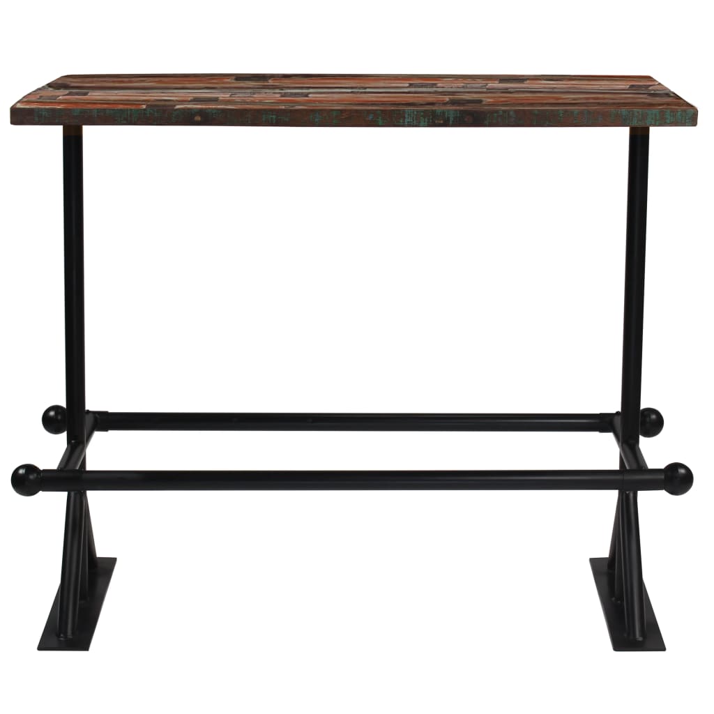 vidaXL Baro stalas, perdirbta mediena, įvairių spalvų, 150x70x107cm