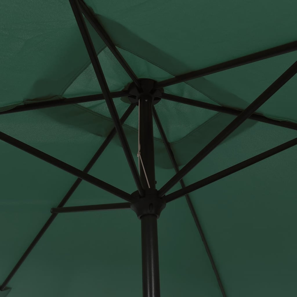 vidaXL Saulės skėtis 200 x 300 cm, žalias, stačiakampis