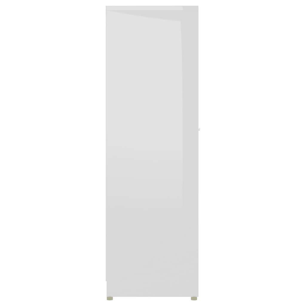 vidaXL Vonios kambario spintelė, balta, 30x30x95cm, apdirbta mediena
