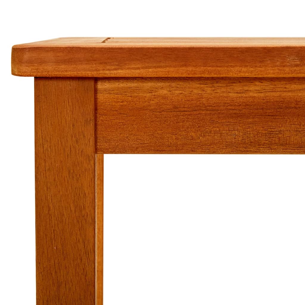 vidaXL Sodo kavos staliukas, 110x60x45cm, akacijos medienos masyvas
