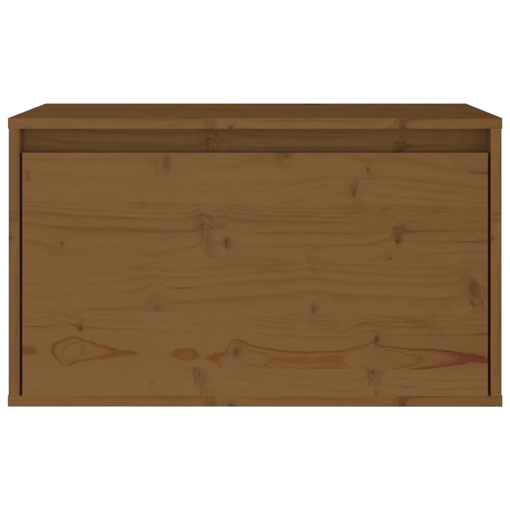 vidaXL Sieninė spintelė, medaus ruda, 60x30x35cm, pušies masyvas
