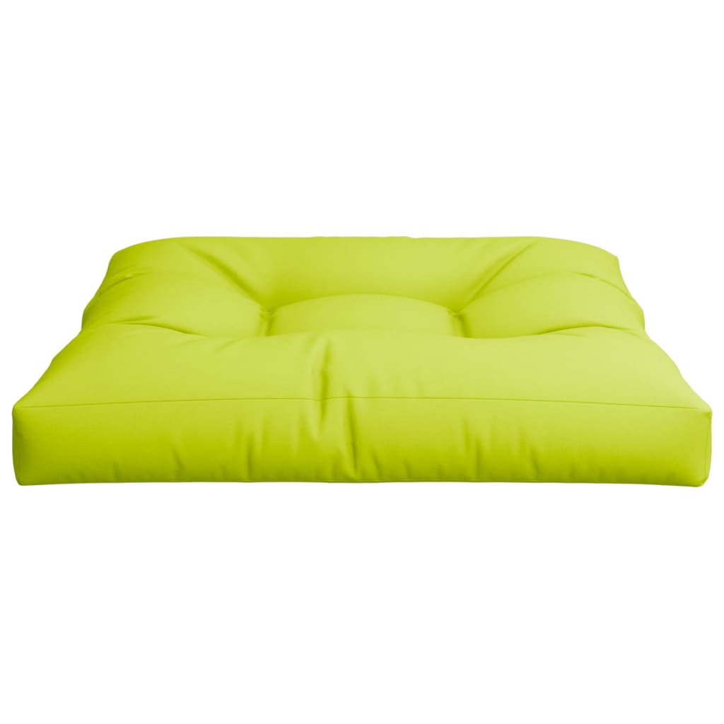 vidaXL Paletės pagalvėlė, ryškiai žalios spalvos, 80x80x12cm, audinys
