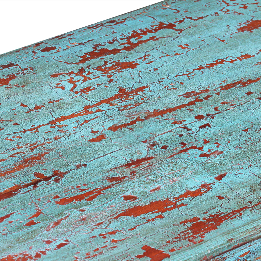 vidaXL Kavos staliukas, perdirbtos medienos masyvas, 110x60x34cm