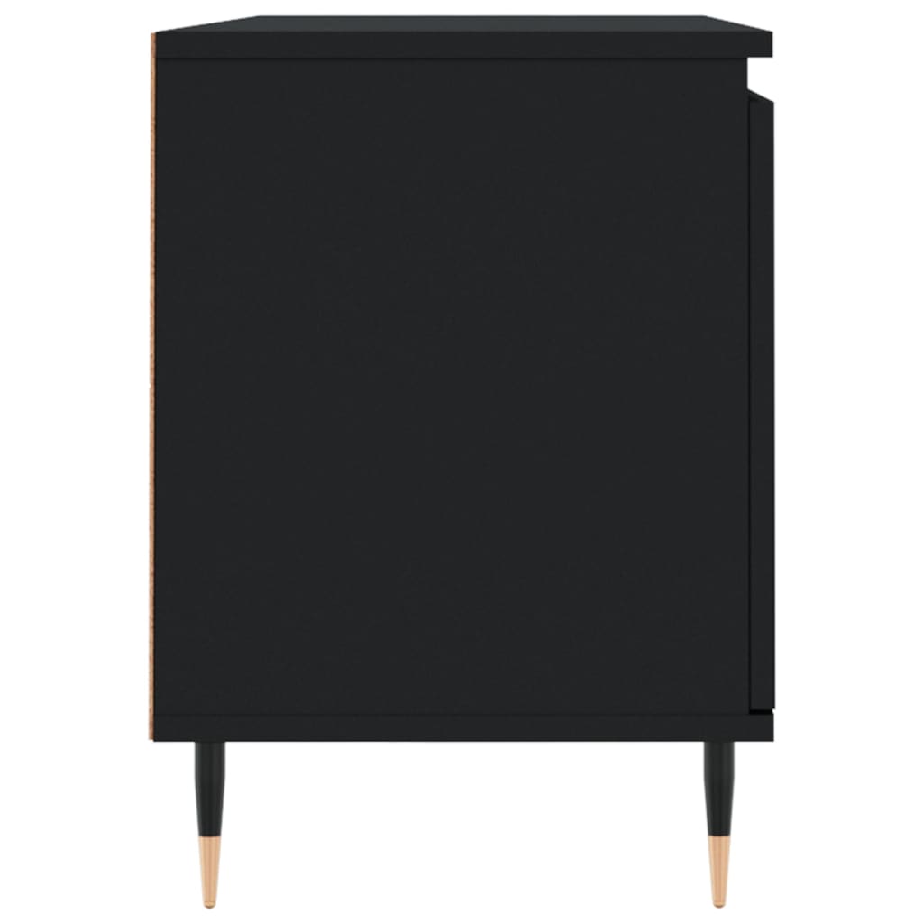 vidaXL Televizoriaus spintelė, juoda, 104x35x50cm, apdirbta mediena