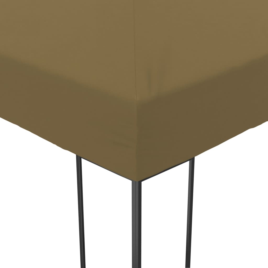 vidaXL Pavėsinė-palapinė, taupe spalvos, 6x3x2,7m, 180g/m²